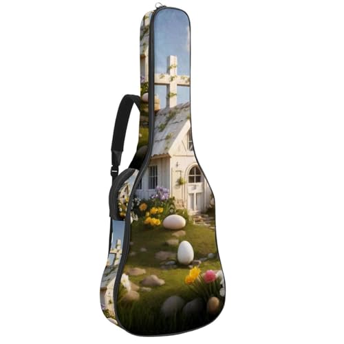 Étui guitare universel 101,6 cm imperméable à plusieurs poches protection antichoc