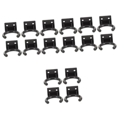 ibasenice 4sets Microphone Hanger Hook Wall Mount Mic Holder for Ktv Conference Hotel Use 4pcs*4