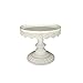 BESTonZON 20 cm Round Wedding Birthday Alzata per Torta Cupcake piedistallo scaffale Bianco