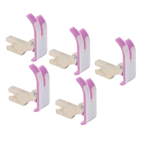 Pies prensatelas estándar MT-18 extra delgado plástico no adhesivo para máquina industrial 5 pcs miniatura 2