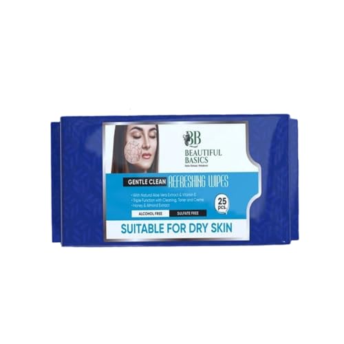 Oblivion Daily Cleansing Facial Wipes 25 Pcs – Hydrating & Refreshing Makeup Remover with Aloe Vera, Cucumber, Vitamin E & Paraben Free, Ideal for Travel & Dry Skin for Man & Women (Pack of 1)