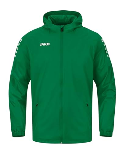 JAKO Kinder Allwetterjacke Team 2.0, sportgrün, 152