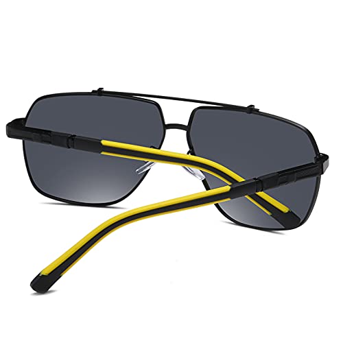Image of Polarized Sunglasses Classic Fashion Oversized Frame for Men Driving UV Protection