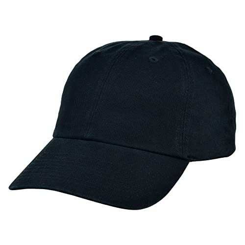 Lids Blank Baseline Dad Adjustable Strapback Hat Black
