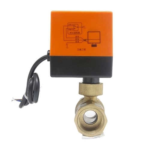 Vanne 2 voies DN40 en laiton pour chauffage électrique 220v - 4