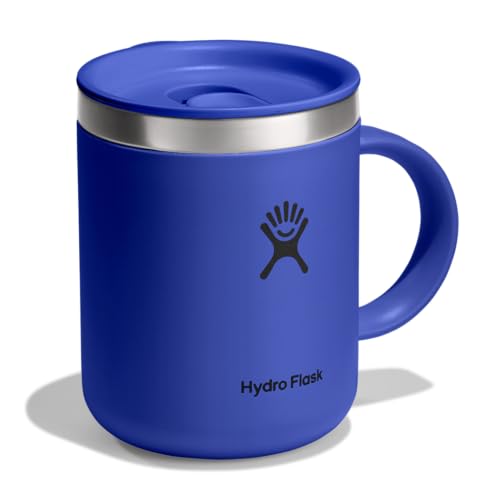 Hydro Flask Coffee Mug – Insulated Stainless Steel, Non Spill, Leak Resistant Travel Mug 12 Oz Capri Blue - image 2