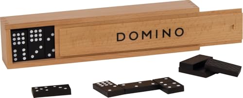 Goki Domino en caja de madera juego 55 piezas miniatura 2