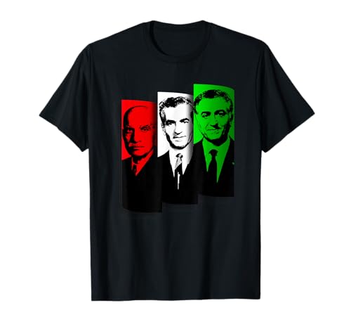 Shahs of Iran Pahlavi Monarchie Leaders persans T-Shirt