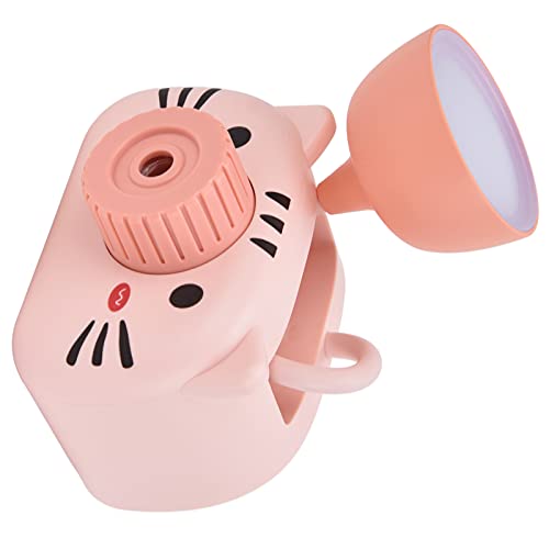 Jonlaki Lámpara de Escritorio LED con Portalápices, Sacapuntas, Carga USB, Luz Flexible de 360°, Luz de Lectura para el Hogar y la Oficina (PINK) - imagen 7