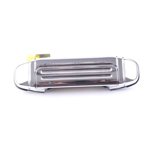 Exterior Door Handle for 1998-2000 Mitsubishi Montero Pajero Rear Chrome Plastic (Rear Passenger Side R)