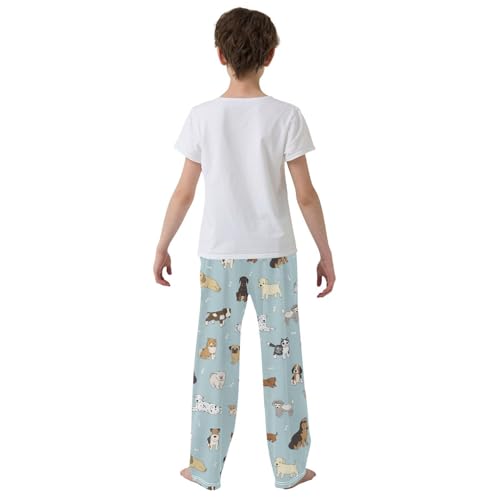 Boys' Pants Animal Dogs Cute Dachshund Long Bottoms Jogger Pants Elastic Waist Trousers with Pockets S-XL3