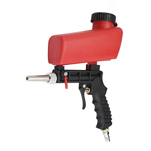 Pistola de Chorro de Arena Neumática de Mano Pequeña Pistola de Chorro de Arena Neumática Portátil Accesorios PowerTool Para Pulido de Chorro de Arena, Acabado de Detalles