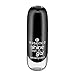 Produktbild essence shine last & go! gel nail polish, Gellack, Nagellack, Nr. 46 black is back, schwarz, gelig, glänzend, ohne Aceton, vegan, Mikroplastik Partikel frei (8ml)