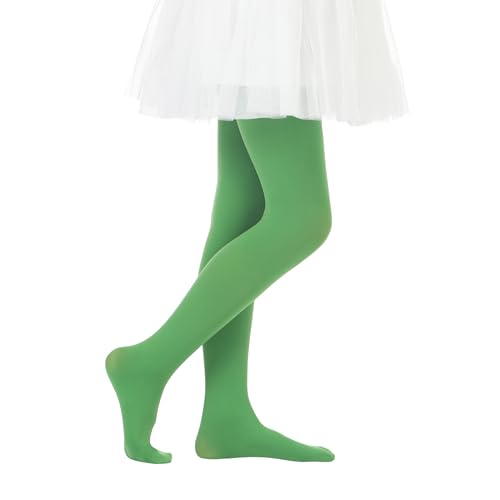 Paralinda Girls Semi-Opaque Tights 50 Den (6-8 Clover Green)