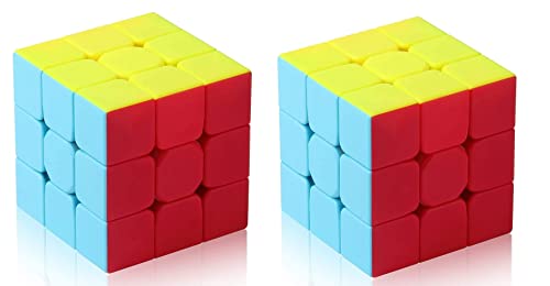 Image of D ETERNAL Cube Combo Set Of 2 3X3 High Speed Stickerless Puzzle Cube For 14 Years And Up, Teen