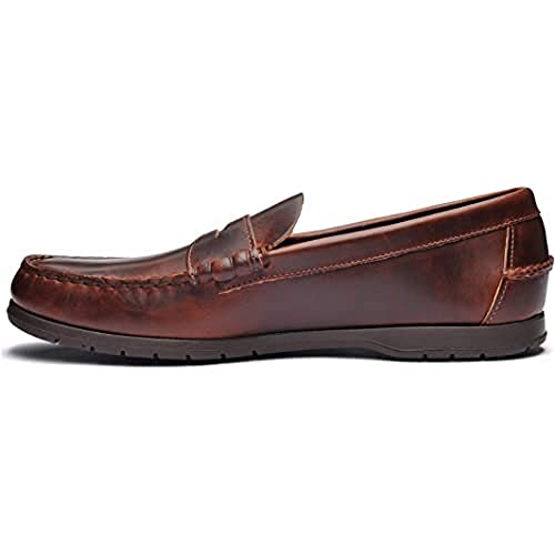 Sebago Nautico Para Hombre | Thetford Leather Loafers | Marrón | Talla 43 EUR, Mocassin Homme, Marron, 42 EU