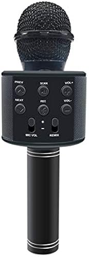Professioneller drahtloser Mikrofon-Sprecher Hand-Bluetooth-Mikrofon Karaoke-Mikrofon-Musik-Spieler-Gesang-Recorder KTV Color Black Professioneller drahtloser Mikrofon-Sprecher Hand-Bluetooth-Mikrofon Karaoke-Mikrofon-Musik-Spieler-Gesang-Recorder KTV Color Black