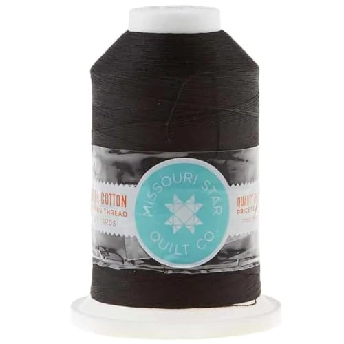 Missouri Star Quilt Co. TR6545 Missouri Star Cotton Sewing Thread - 3000Yd Large Spool Double Mercerized Cotton Thread 50Wt - Heavy Duty All Purpose Quilting Thread cover