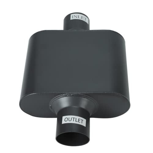 Image of Pair of Single Chamber Performance Race Muffler 2.5 inch Center /Center Universal Muffler (2.5 Inch)