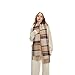 zero season Wool Plaid Scarf for Women & Men Warm Winter Shawl Blanket Wrap, Soft Large Checkered Scarves for Cold Weather, Cozy Oversized Fashion Accessory Khaki