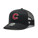 47 MLB Trucker Snapback Adjustable Hat, Adult One Size Fits All (US, Alpha, One Size, Chicago Cubs Navy)
