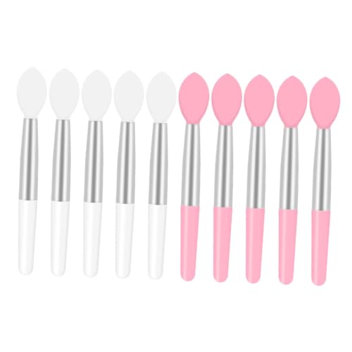PATKAW 10 Piezas pincel de silicona para labios accesorio de maquillaje de labios bolsa de maquillaje Accesorio maquillaje labial Maquillaje labial mini brocha de maquillaje gel de sílice