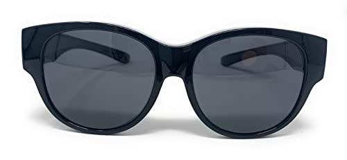 The Elegance 55 mm Fit Over Glasses OTG Polarized Unisex Wrap-Around Butterfly Sunglasses