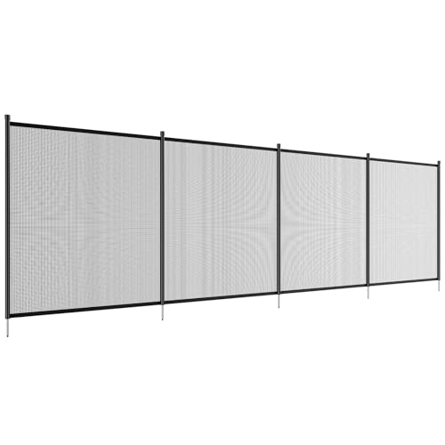 VEVOR Pool Fence, 4 x 72 FT Pool Fences for Inground Pools, Removable Child Safety Pool Fencing, Easy DIY Installation Swimming Pool Fence, 340gms Teslin PVC Pool Fence Mesh Protects Kids and Pets by VEVOR - Image 9