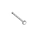 18G Round Plate Basic Steel Nose Stud Ring