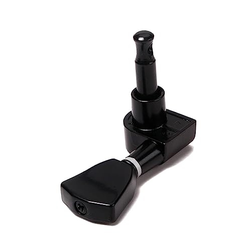 Vaguelly Lr Guitar Tuning Pegs Machine Heads for Banjo Black Tuners with Precision Tuning for Acoustic and Electric Guitars
