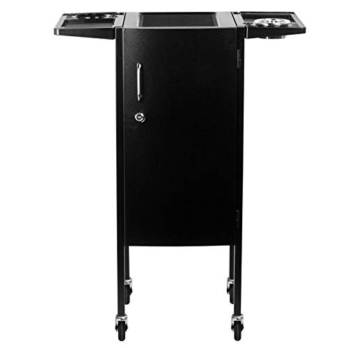 Activeshop Friseurwagen Arbeitswagen Rollwagen 500 Delux Schwarz