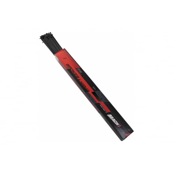Rayon INOX Noir 2mm Stronglight 286mm pack de 100 rayons de rechange pour jante de vélo