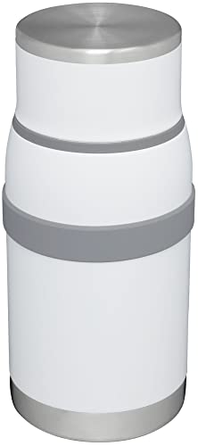 Image of STANLEY Adventure To-Go Food Jar and Spork 36 oz | Vacuum Insulated Food Container | Wide Mouth Screw On Lid | Packable for Travel | Stainless Steel with Leakproof Lid | BPA-Free | Polar