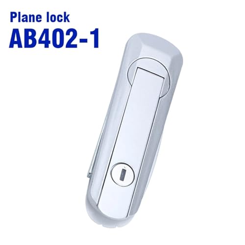 Serrure plate AB402-1 de fermeture pour coffret électrique et interrupteur - 3