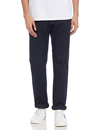 Image of Marks & Spencer Mens Solid Mid Rise Regular Fit Chinos