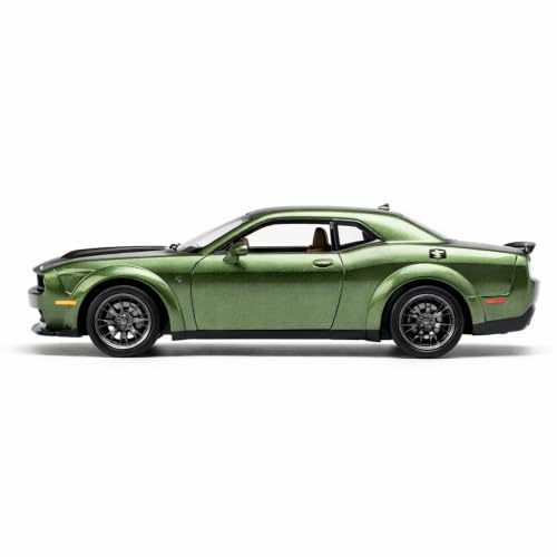 Image of Wizplex MSZ Dodge Challenger 2022 1:43 Scale Officially Licensed Die Cast Metal Car - Pull Back Classic Muscle with Openable Front Doors, Collectible Showpiece for Kids 6+ & Car Enthusiasts