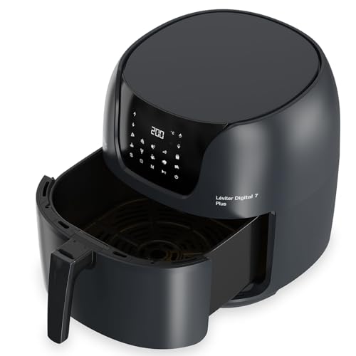 Solac - Freidora Sin Aceite Digital 7,4 L | Potencia 1800 W | Tecnología Air Fry | 10 Programas Predeterminados | Temporizador 60 min | Cesta extraíble