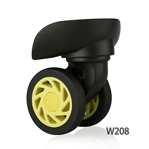 Luggage Wheels,Universal Luggage Casters,1 Pair Luggage Wheel Replacement Spare Spinner Caster for Suitcase Wheel Repair (W208)3