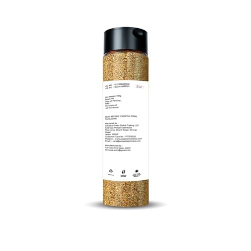 Image of Peepal Essentials chilli Lemon Seasoning for popcorn /Fries /Roasted Almonds /Grilled Corn, Gluten-Free /vegan, pure & natural