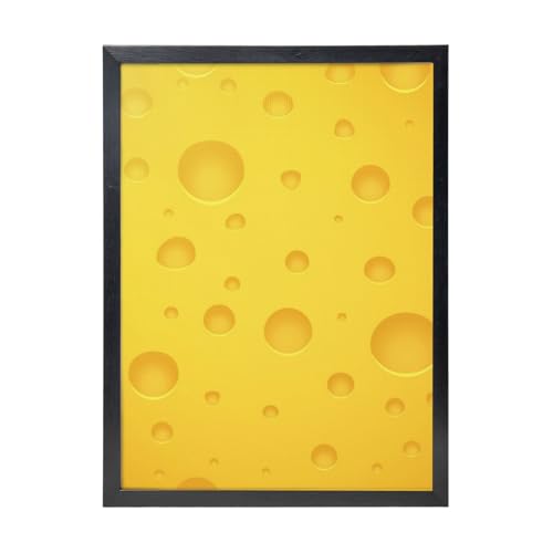 Cadre Fromage jaune YXDVPALNE 30x40 art mural et peinture decorative a suspendre