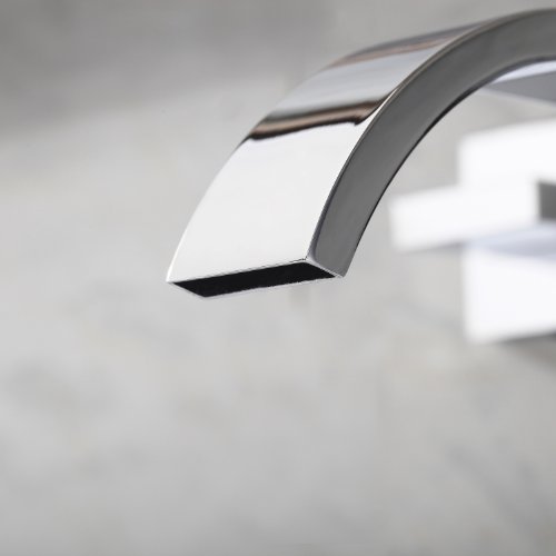 Lightinthebox Two Handle Widespread Flexble Wall Mounted Bathroom Vessel Sink Lavatory Faucet Chrome Finish Spout Bathtub Mixer Taps Bath Shower Faucetsshower System Widespread Waterfall Faucets #TOP5