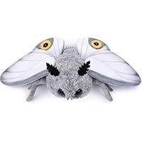 Amazon.co.jp: ZHONGXIN MADE かわいい蛾のぬいぐるみ、灰色の蛾