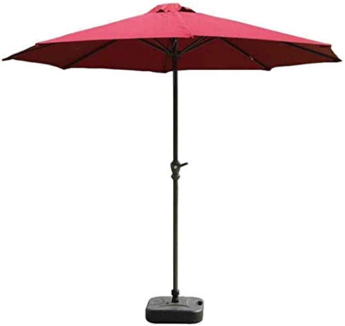 Parasol de table de marché extérieur de 9 pieds pour créer de l'ombre sans effort sur le pont