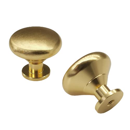 Buy 10 Pack 11/6 inch Kitchen Knobs DrawerDresser Knobs Brushed Gold Zinc Knobs Drawer