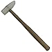 25mm Nylon Hammer (Wedge) : Non Marring Face Wedge Head Repouse Doming Hammer Craft Tool (195)