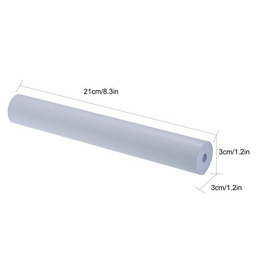 HUIOP Papel térmico, 1 rolo A4 branco em branco rolo de papel de im térmica 210 * 30mm (8.3 * 1.2in)
