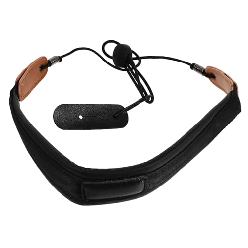 OFFSCH Saxophone Neck Strap Portable Saxophone Hanging Belt Wide-design Padded Sax Belt for Long-term Use