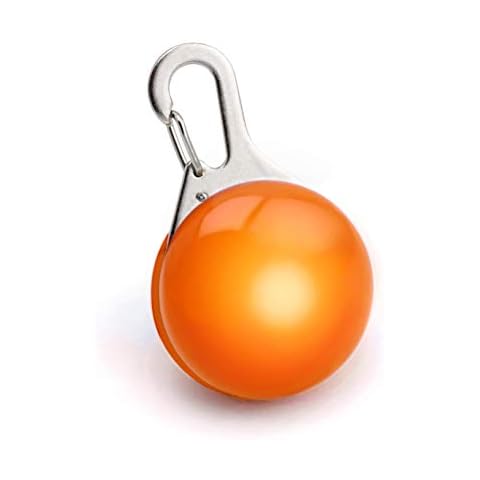 LED Light Pendant Light Collar Led Dog Collar in Orange/brand PRECORN Cover