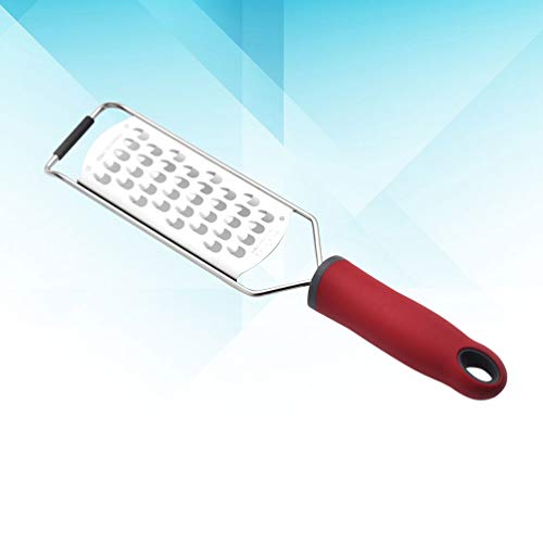 Hemoton Grater de aço inoxidável com alça para cortador de vegetais manual de queijo de alho de geng