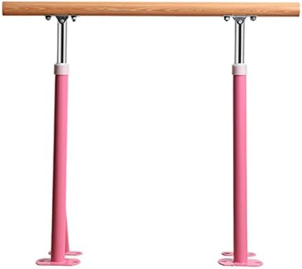 Adjustable Wooden Ballet Bar with Metal Support - Perfect Single Dance Bar for Home, Studio & School - Ideal Ballet Equipment for Indoor & Outdoor Practice